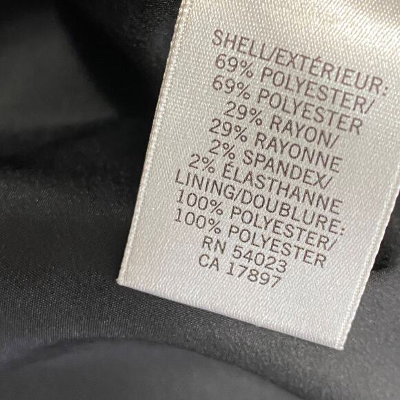 Banana Republic Factory Womens Pencil Skirt Size 2P Dark Grey Lined Slit Career - Picture 6 of 7